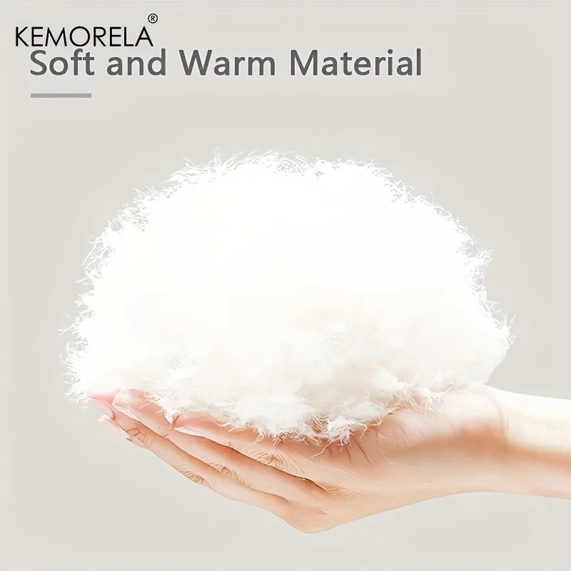 KEMORELA Creative Bear Paw-Shaped Plush Pet Nest Non-Slip Bottom Design Suitable for Small Pet Cats and Dogs