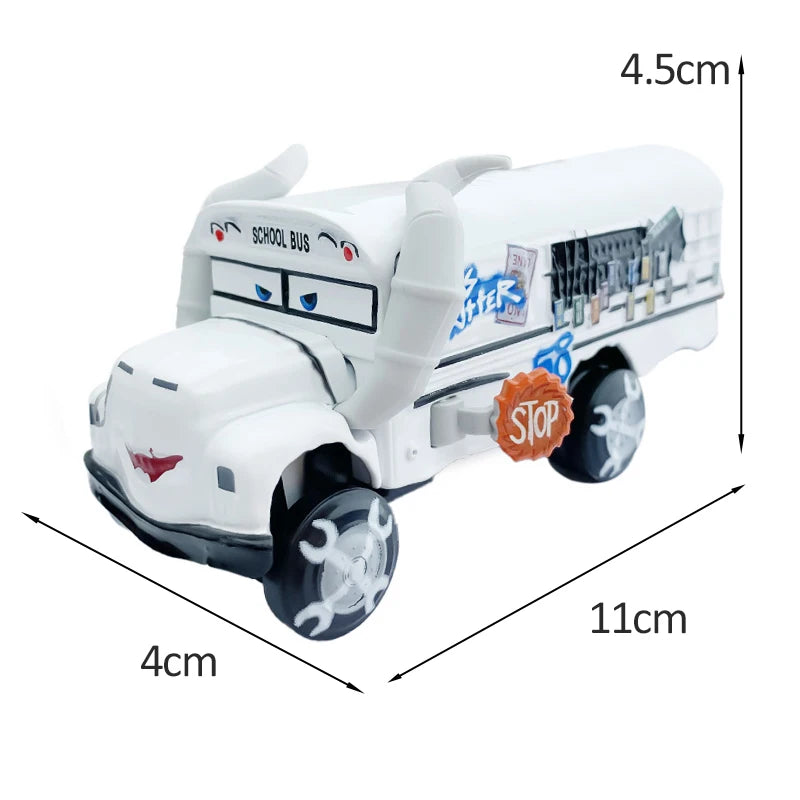 Disney Pixar Cars 3 2 Toy Lightning Mcqueen Mack Truck Mater Miss Fritter Frank Queen Cars