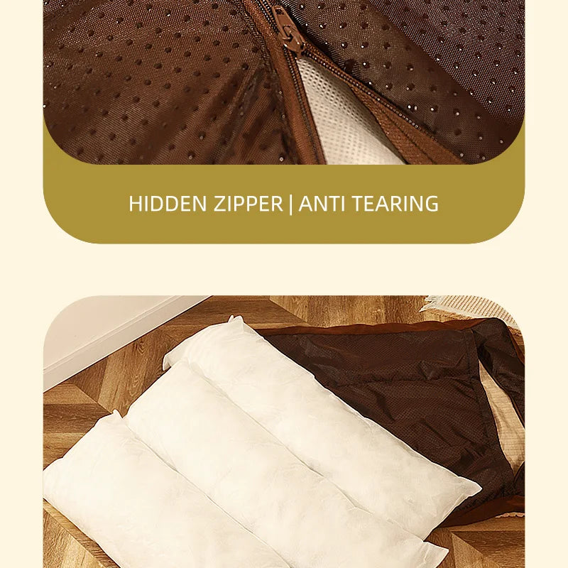 Warm Dogs Sleeping Bed Soft Fleece Pet Blanket Detachable Cat Puppy Mat Cushion for Small Medium Large Pet