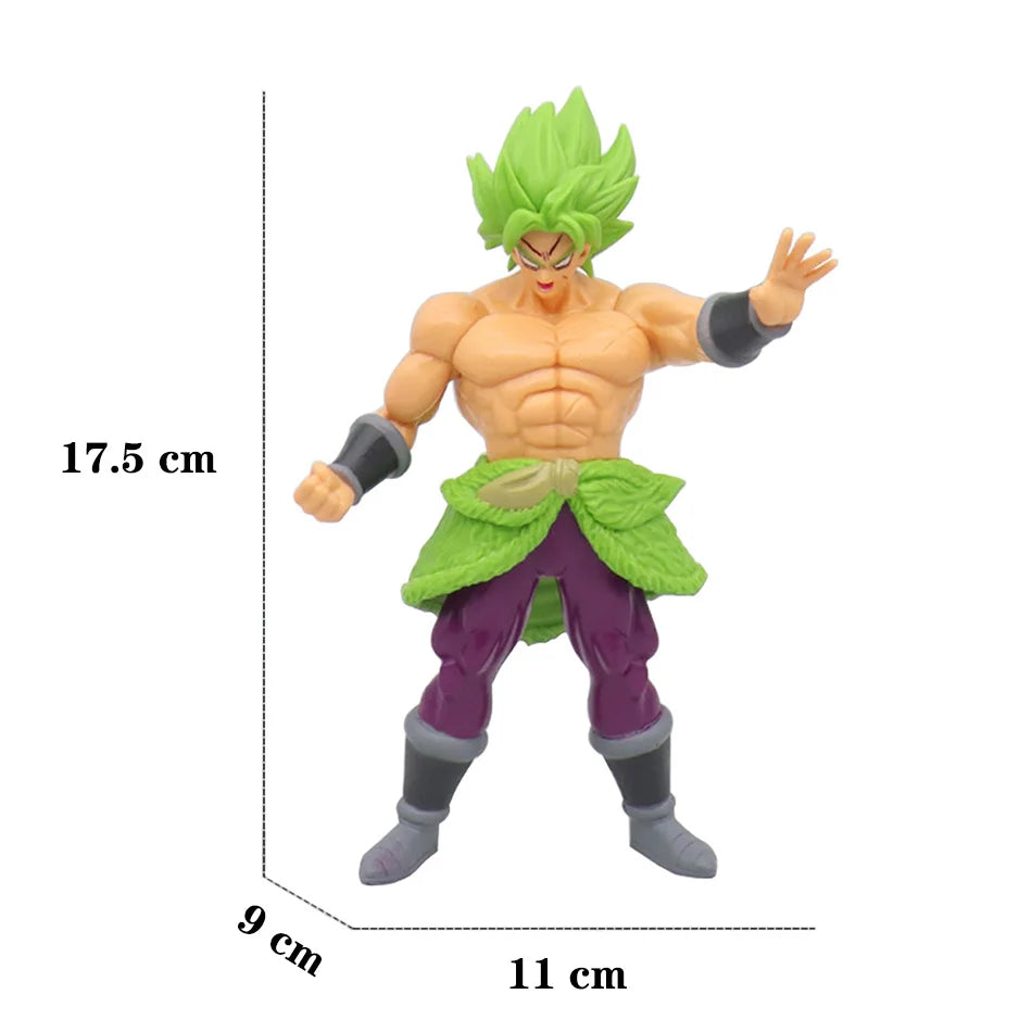 Dragon Ball Z Super Saiyan Anime Figurine Model GK Rose Goku Action Figure DBZ Gohan Figures Vegeta Statue Collection Toy