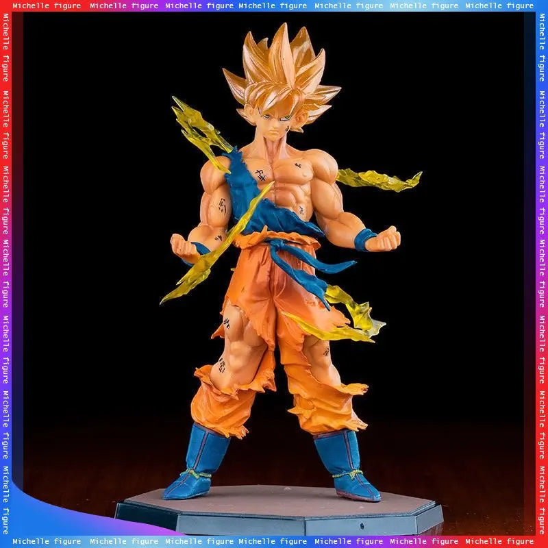 Hot Anime Dragon Ball Son Goku Super Saiyan Figure 17cm/6.69in Action Figure Model Gifts Collectible Figurines for Kids