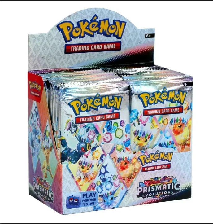 360Pcs Pokemoned Destined Rivals Prismatic Evolutions Card Stellar Crown 151 Ultra Prism English Booster Battle