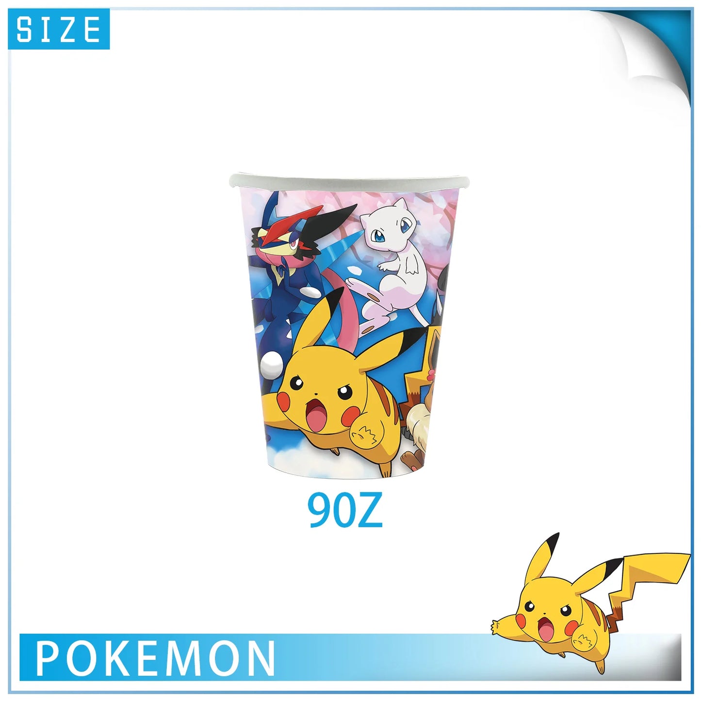 Pikachu Birthday Party Supplies Pokemon Decorations Favor Gifts - Foil Balloons Disposable Stickers Bracel Banner for Fan Events