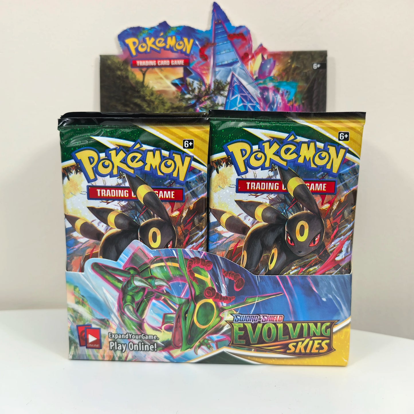 360Pcs English Pokémon TCG: Sword Shield Evolving Skies Booster Box Pokemon Trade Card 36 Pack Box