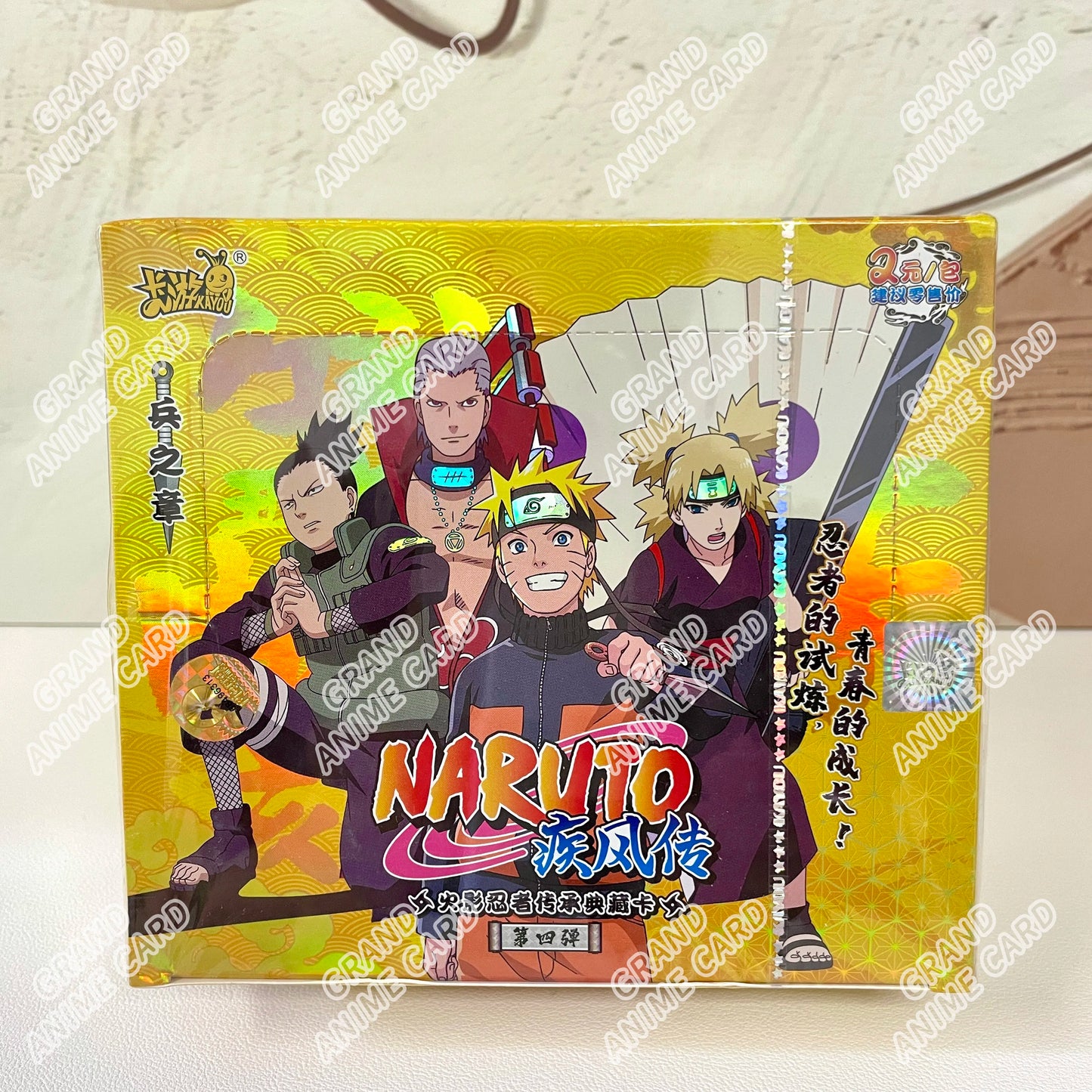 KAYOU Genuine Naruto Cards T2W9 T2W8 Booster Box Anime TCG Rare Ninja World Fight Chapter Collection