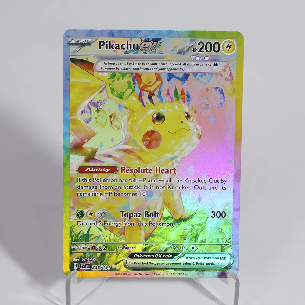 PKM Foil Proxy Cards Latios & Pikachu Greninja Holographic Game Trading Collection