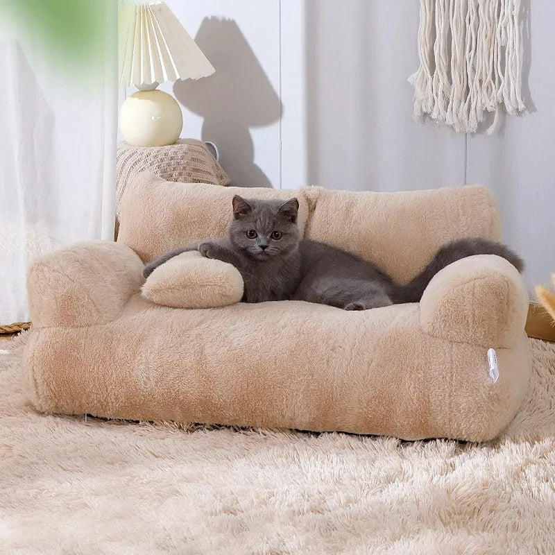 Luxury Cat Bed Sofa Winter Warm Nest Pet Bed for Small Medium Dogs Cats