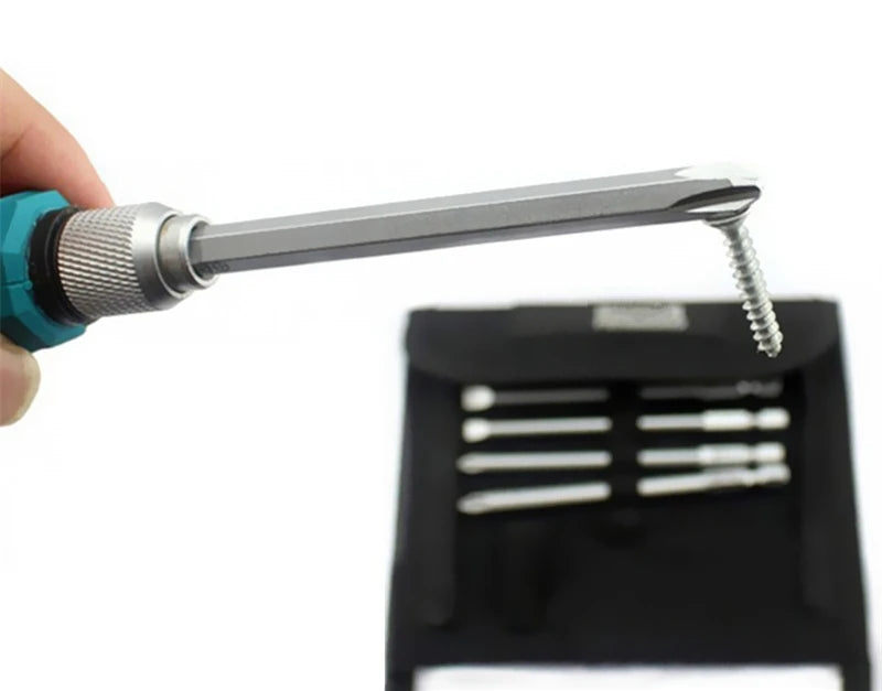 9pcs/set Screwdriver Set Slotted Phillips Screw Driver Magnetic Electrical Home Repair Hand Tool Kit