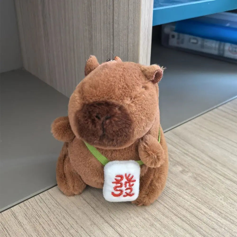 Cute Capybara Plush Toy Hoodie with Wings Simulation Doll Small Size Stuffed Animals