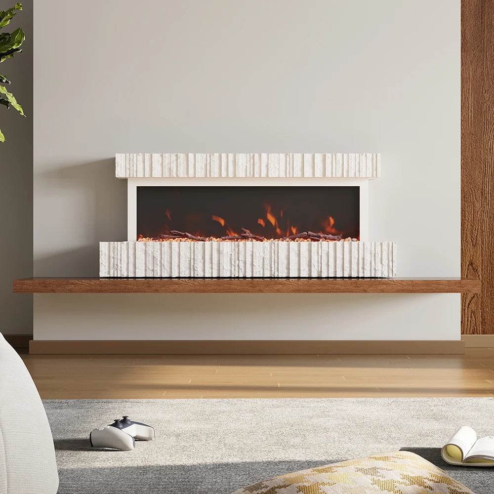 Wall Mounted Electric Fireplace with Remote Control Home Decoration for Living Room
