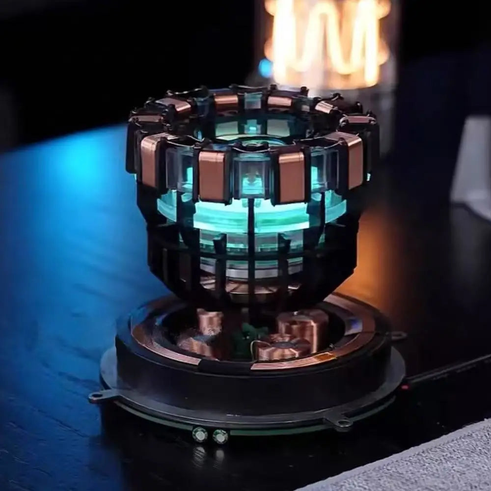 Iron Man Light Magnetic Levitation Reactor: Black Technology, Novel and Unique Desktop Decoration