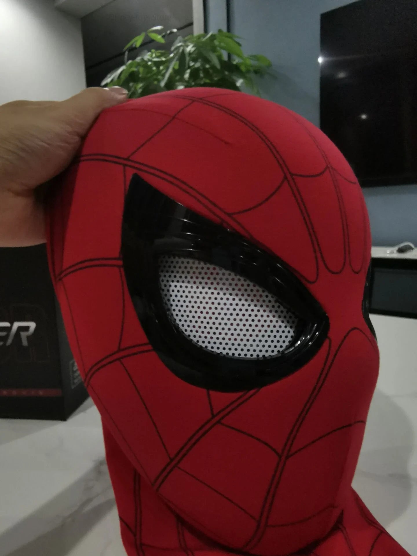 Spider Man Mobile Eye Electronic Spider Man Desktop Decoration