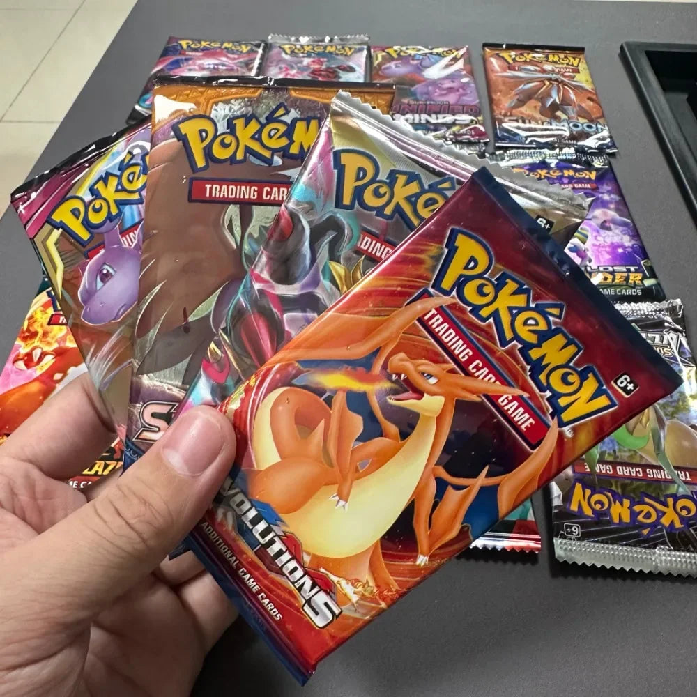 4 Pack Pokemon Cards 151 Team up Sun & Moon Thunder English Trading Card Collectible