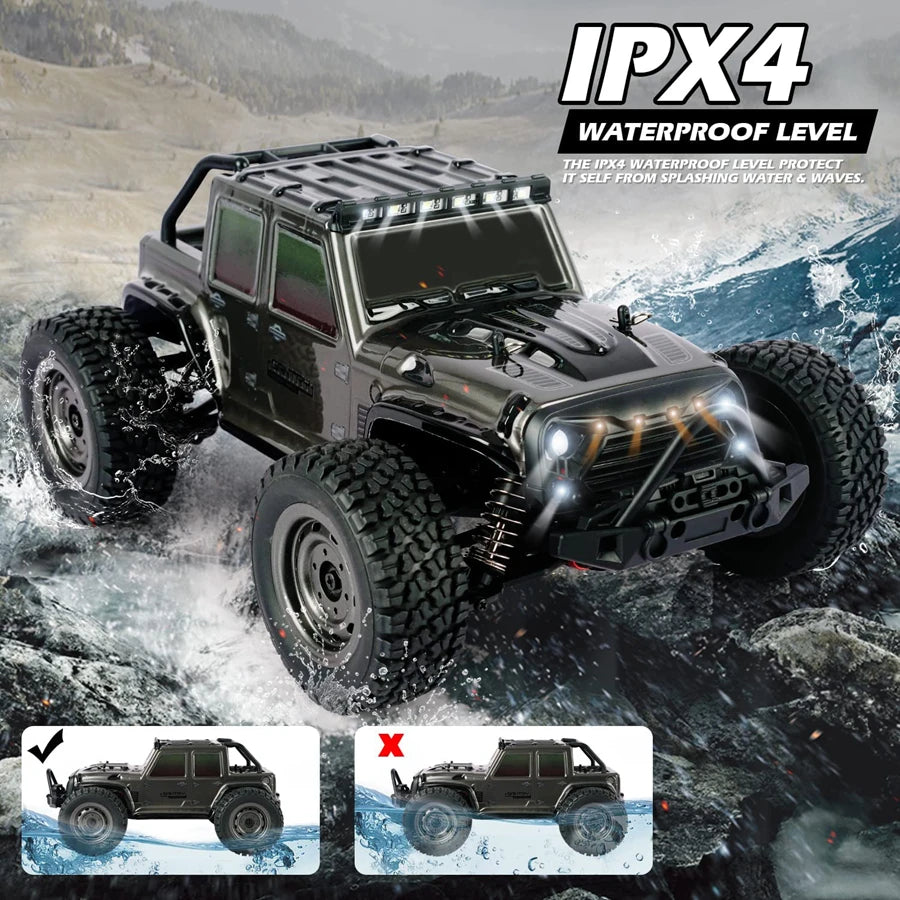 4WD 1:16 80KM/H Super Brushless 50KM/H Brushed RC Car 4x4 Off Road High Speed Drift Racing Truck Toy Kids Adults