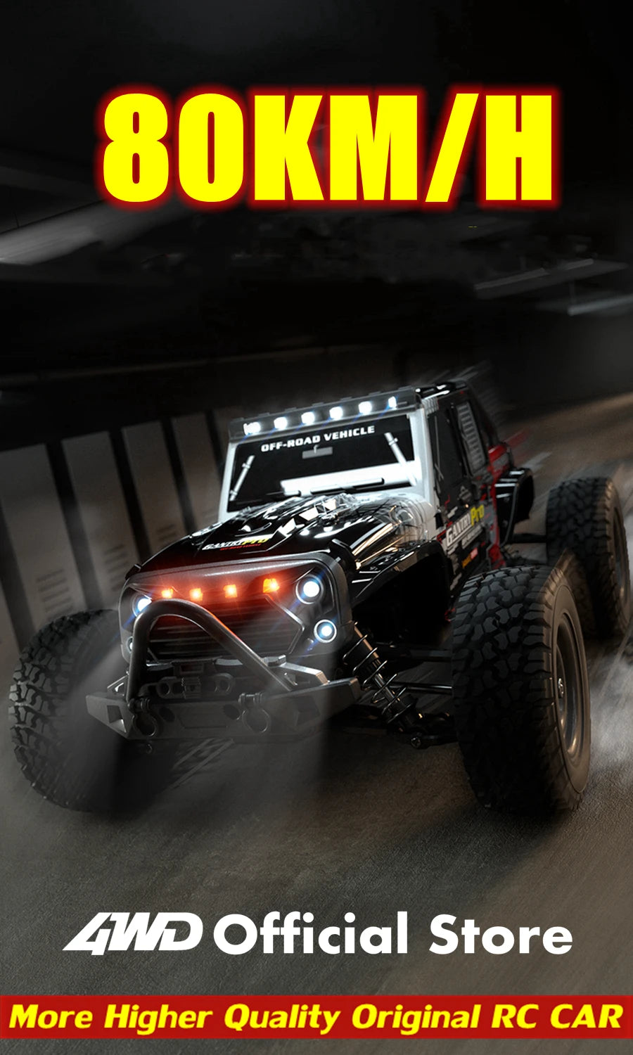 4WD 1:16 80KM/H Super Brushless 50KM/H Brushed RC Car 4x4 Off Road High Speed Drift Racing Truck Toy Kids Adults