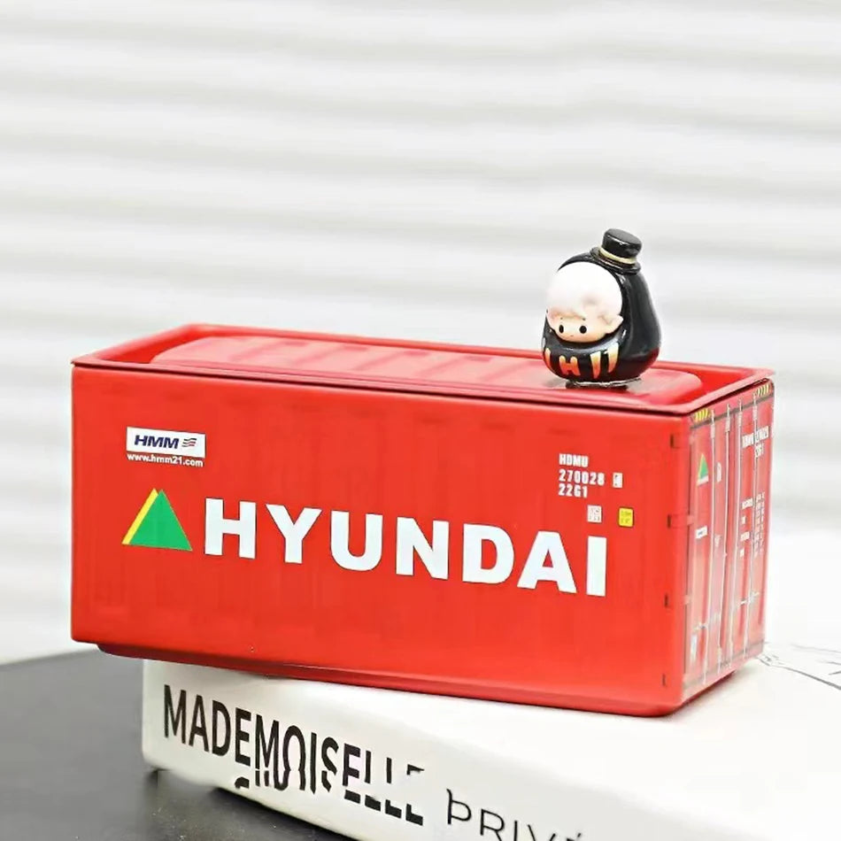 Mini Iron Storage Box Creative Decoration Desktop Model