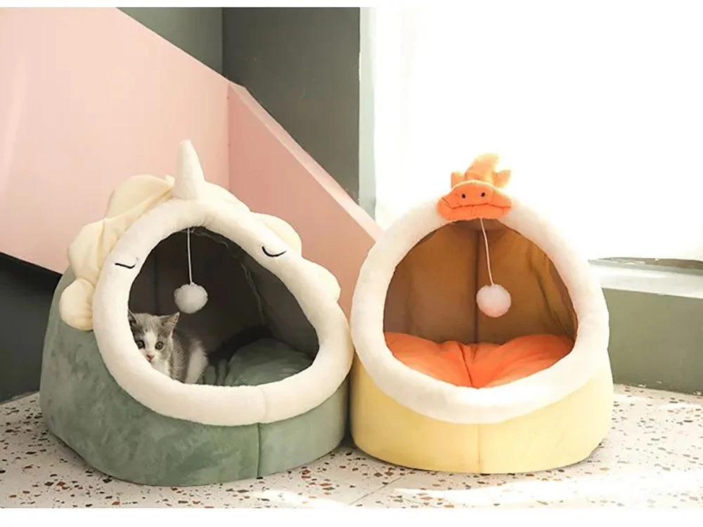 Deep Sleep Cat Bed Foldable Washable Bed for Small Dog Cats