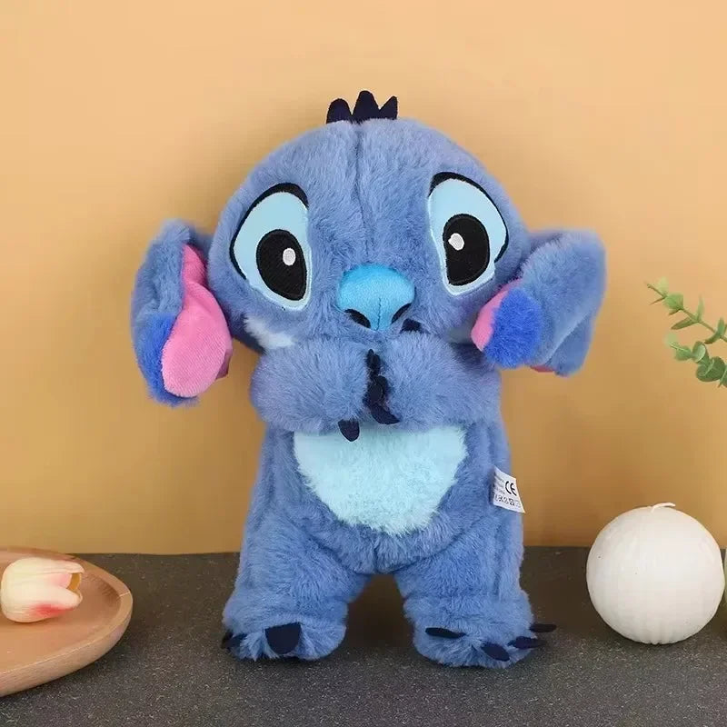 Stitch Anime Plush Doll With Lighting Music Airbag Kawaii Toy Baby