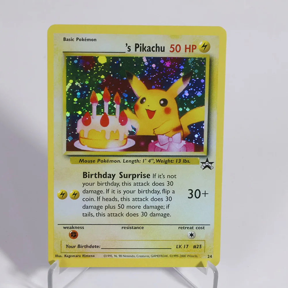 PKM Foil Proxy Cards Latios & Pikachu Greninja Holographic Game Trading Collection