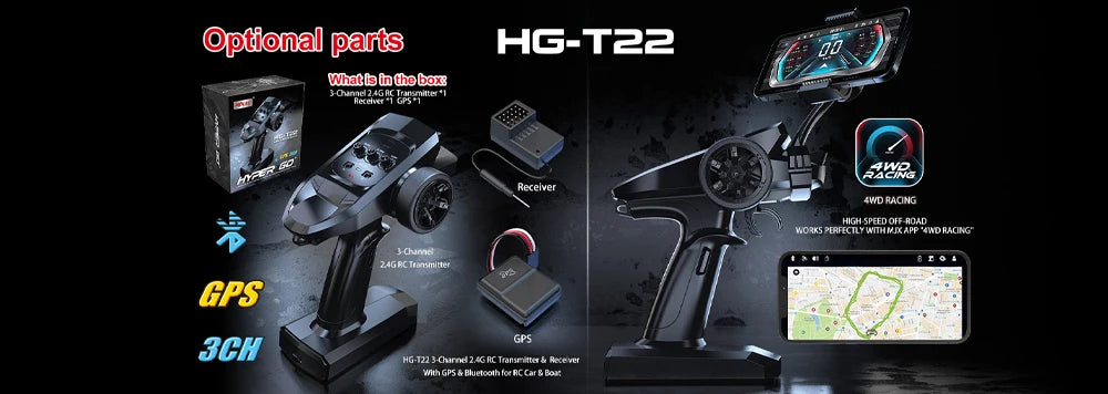 Hyper Go MJX 4WD RC Car 70KM/H Brushless  RC Racing Car Remote Control Cars Off-Road Truck Toys