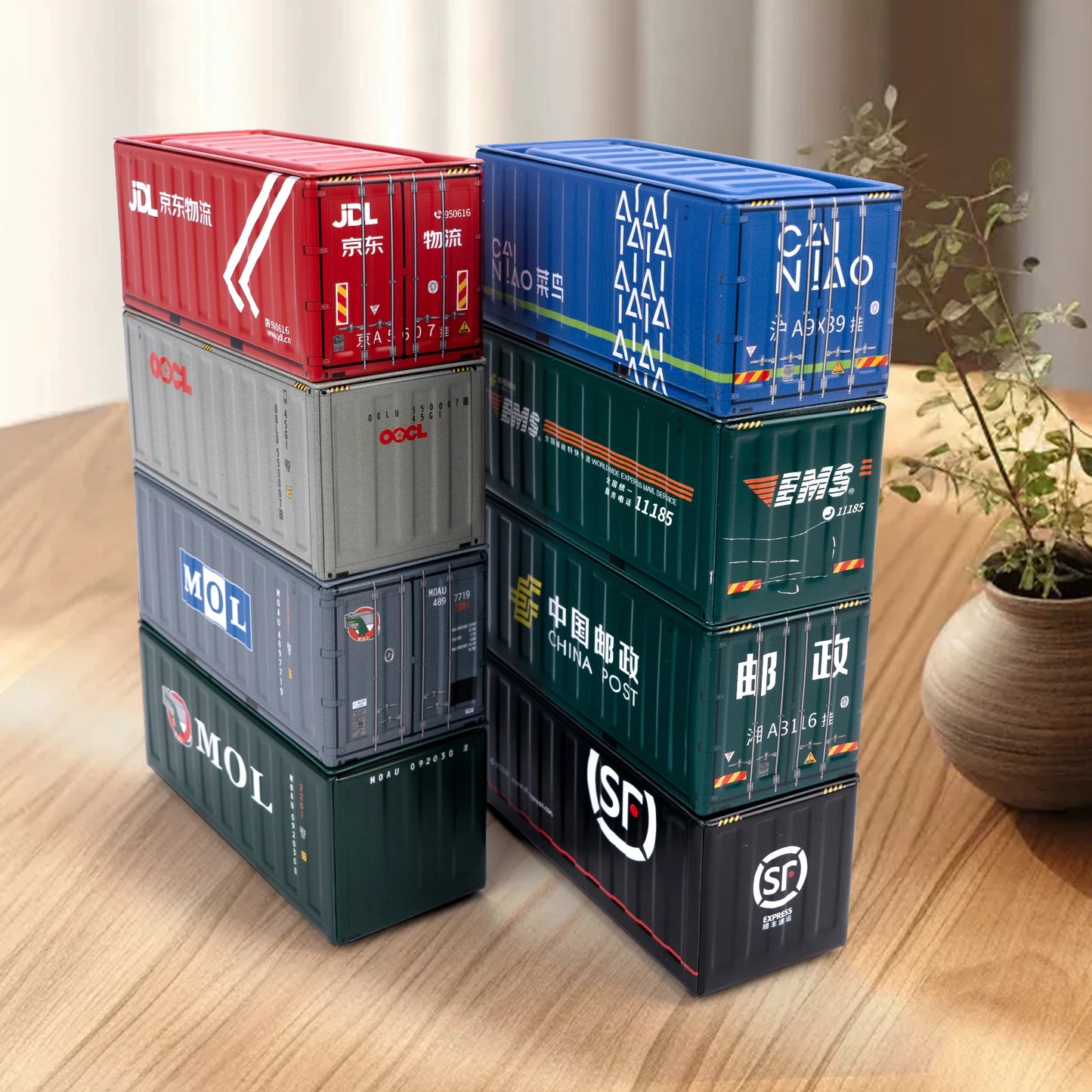 Mini Iron Storage Box Creative Decoration Desktop Model