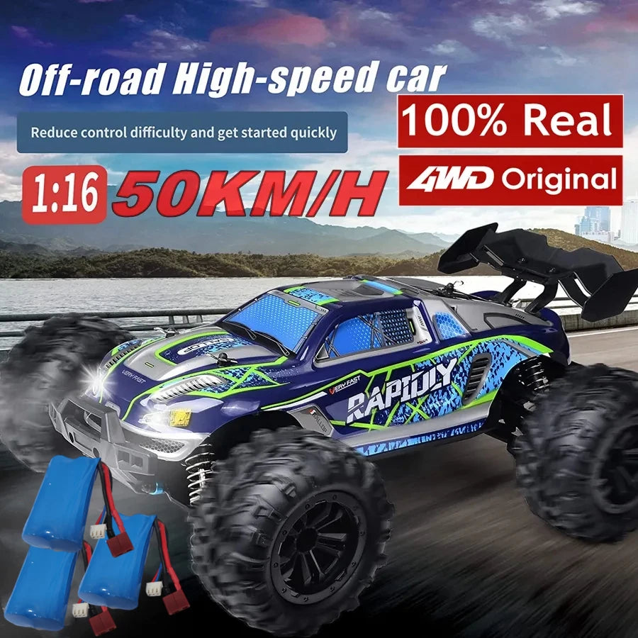 4WD Remote Control Car Off Road 4x4 RC High Speed Buggy Truck Super Brushless 50 or 80KM/H Fast Drift Racing Toy Kids Adults