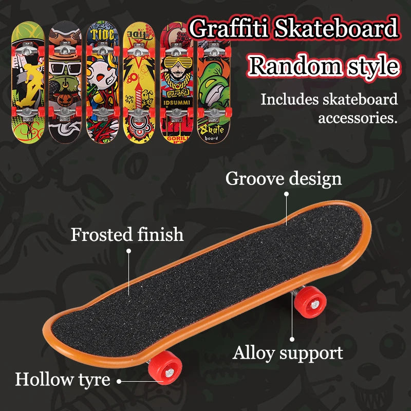 Children Finger Sports Toys Finger Skateboard Game Park Site Set Gift Toys