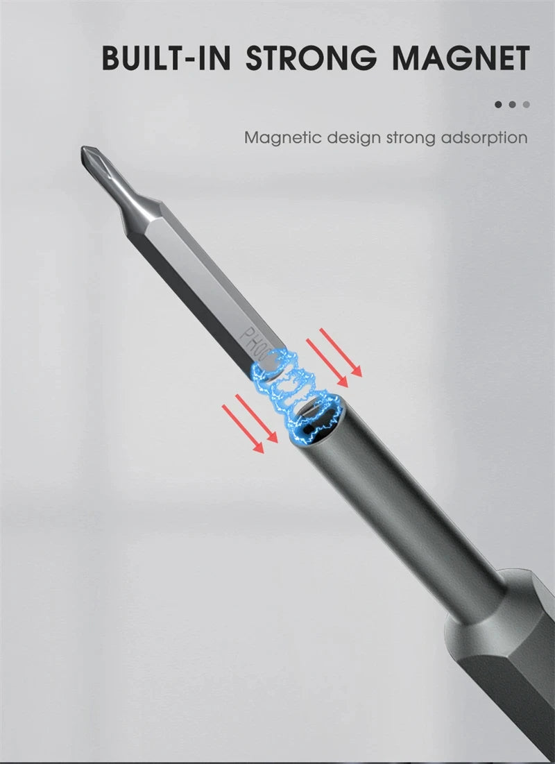 26 in 1 Precision Screwdriver Set Magnetic Screw Driver Bits Multifunctional Mini Repair Tool