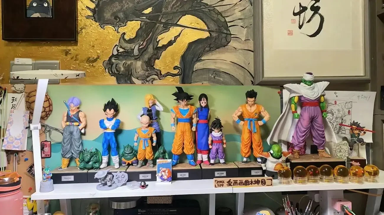 Dragon Ball Gk Z ensemble complete guerrier fils Gohan Goku Piccolo troncs Kurilin figure Manga scène