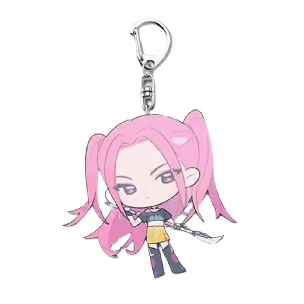 Demon Hunters Kpop Rumi Mira Zoey Keychain Cosplay Men Women Group Idol Props Anime Jewelry Gifts Halloween Costume Accessories