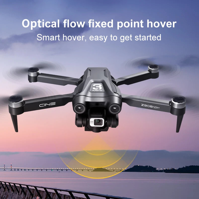 4K Drone Professional 8K GPS Drone Optical Flow 3sided Obstacle Avoidance Quadcopter RC Toys
