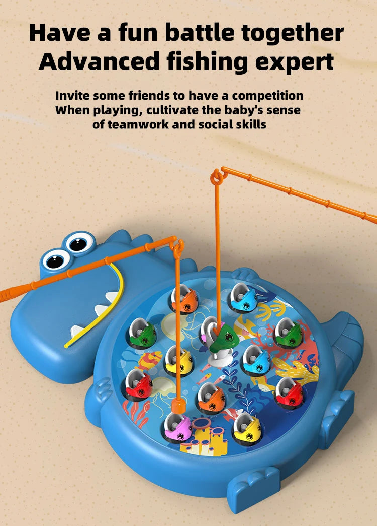 Baby magnetic fishing educational toys, children's first birthday gifts,intelligence development
