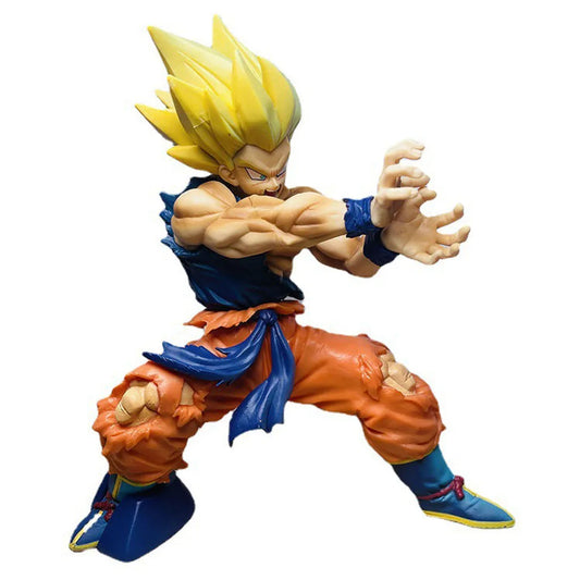 Dragon Ball Z Son Goku Battle Damage Shockwave Manga Statue Pvc Action Figurine Collectible Model Doll Toys Gift
