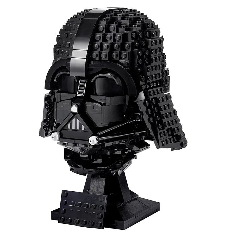 2025 Space War The Mandalorian Helmet Scout Dark Trooper Darth Vader 75429 Building Blocks Desk Decoration