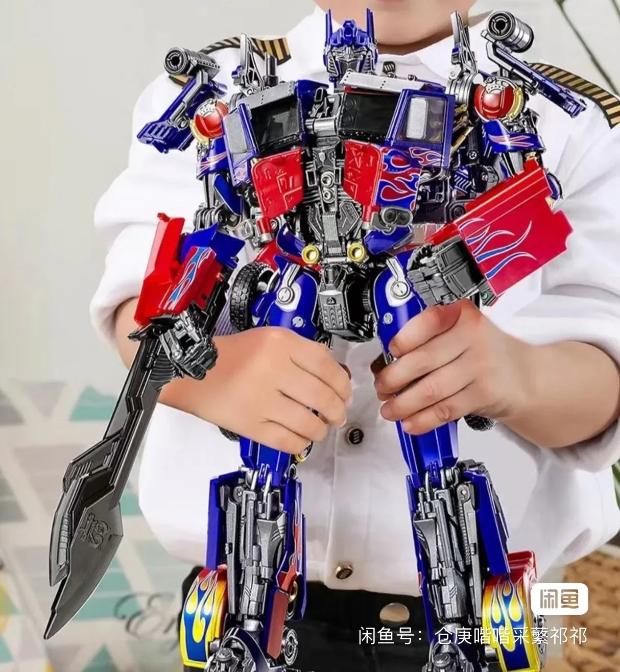 Transformation Anime Figure Primal Commander Metal Alloy Robot Action Figurine Toy Gifts