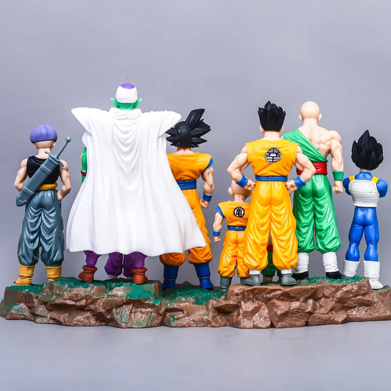 Anime Dragon Ball Kids Krillin Son Gohan Trunks Action Figures PVC Model Collection Desktop Decoration Toys