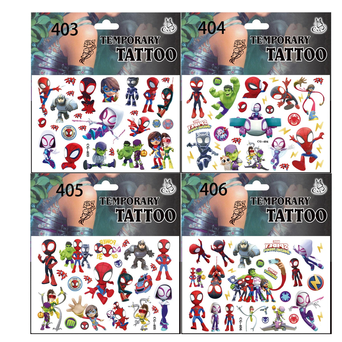 Spidey And His Amazing Friends Party Supplies Kids Favor Gift Stampers Stickers Spiderman Christmas Party Decor Bags Stuffer