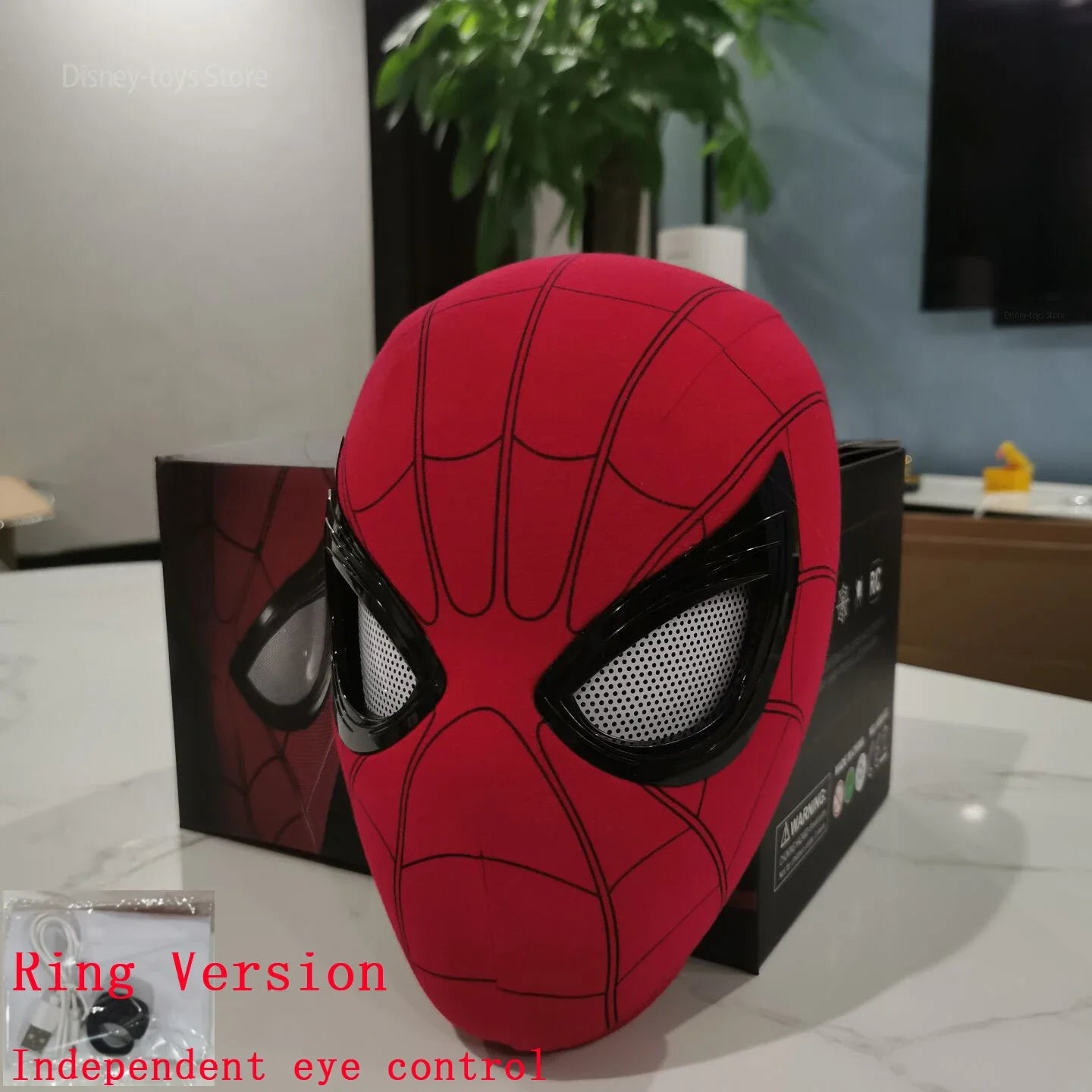 New Spider-man: No Way Home Spider Man Mask Luxury Helmet Rechargeable Remote Eyes Movable Mask