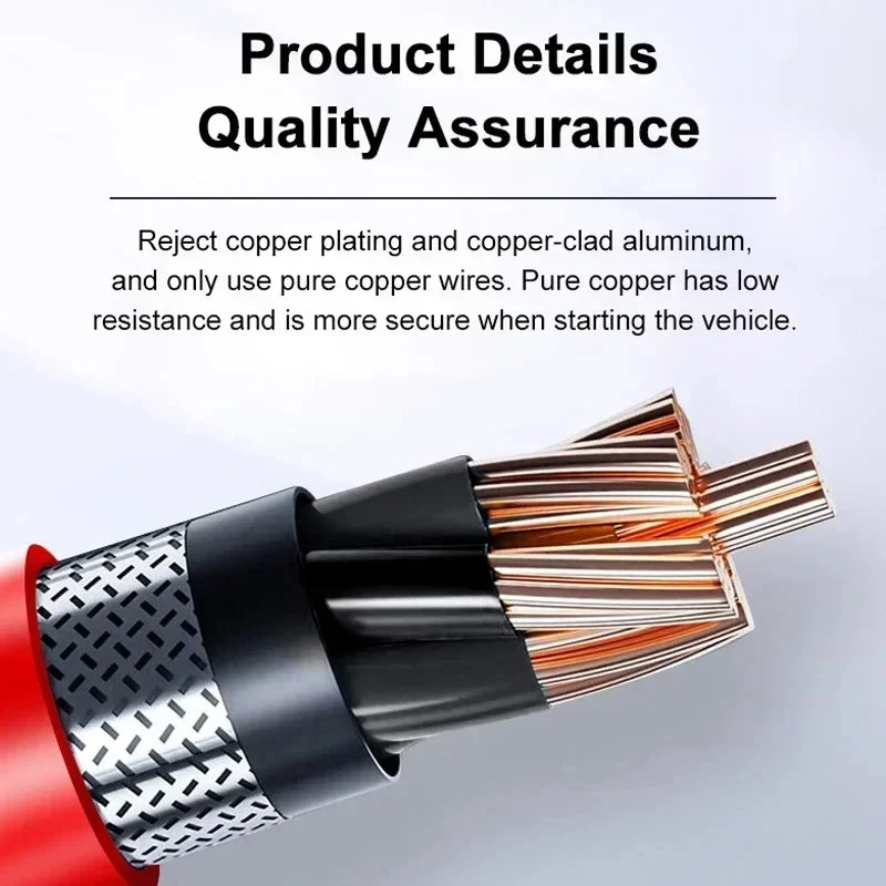 12V Car Jump Starter 600A-2000A Car Battery Starter Booster Emergency Start Portable Power Bank