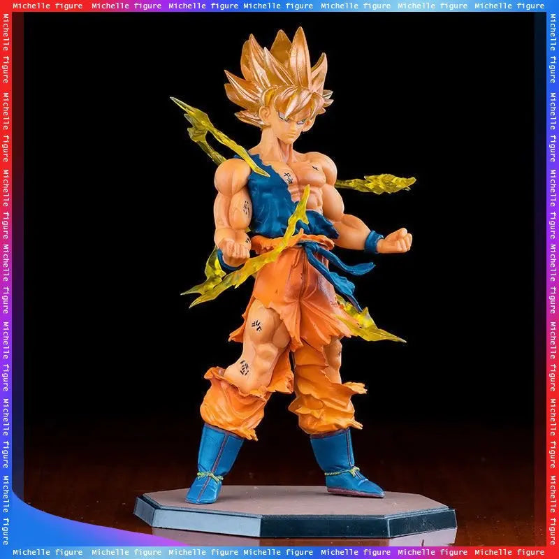 Hot Anime Dragon Ball Son Goku Super Saiyan Figure 17cm/6.69in Action Figure Model Gifts Collectible Figurines for Kids