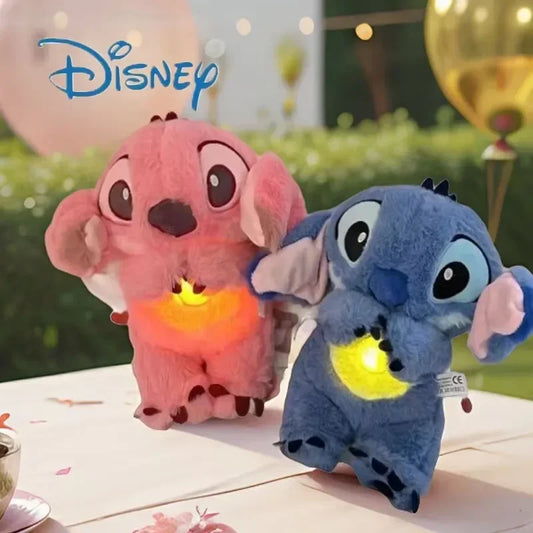 Stitch Anime Plush Doll With Lighting Music Airbag Kawaii Toy Baby