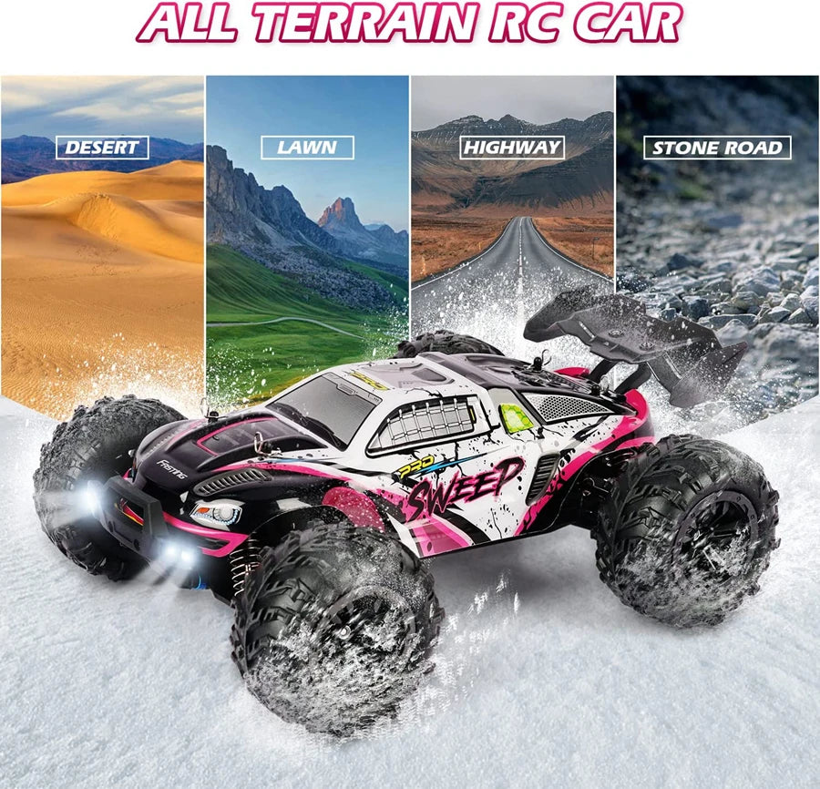 4WD 1:16 80KM/H Super Brushless 50KM/H Brushed RC Car 4x4 Off Road High Speed Drift Racing Truck Toy Kids Adults