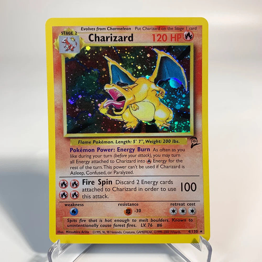 Charizard Pokemon Cards Shining CHolographic Ex GX VMX Hobbies Rare Collection