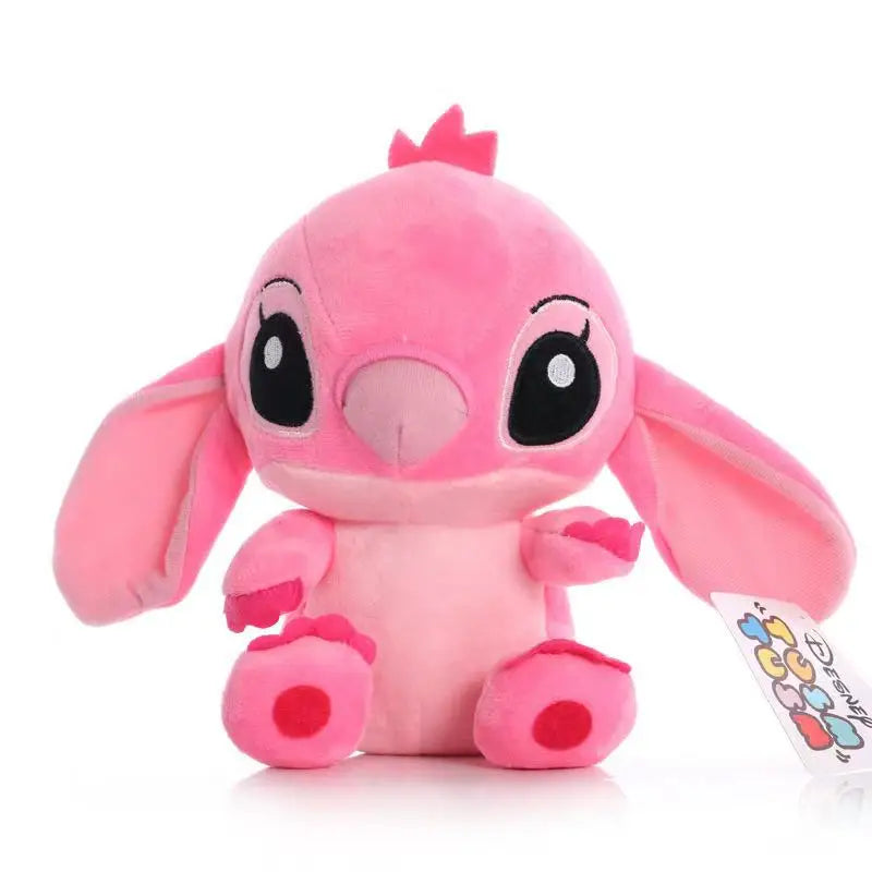 12cm 20cm 25cm Stitch Stuffed Plush Models Cartoon Dolls Anime Toys