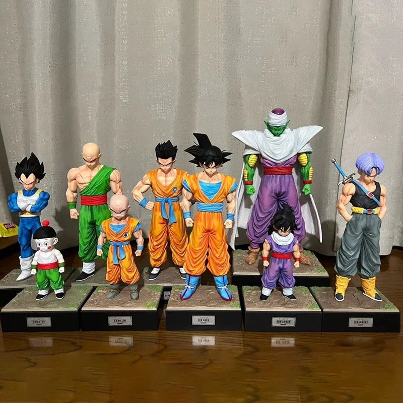 Dragon Ball Gk Z ensemble complete guerrier fils Gohan Goku Piccolo troncs Kurilin figure Manga scène