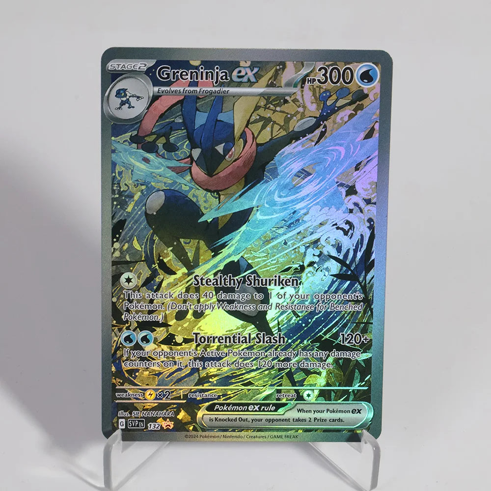PKM Foil Proxy Cards Latios & Pikachu Greninja Holographic Game Trading Collection