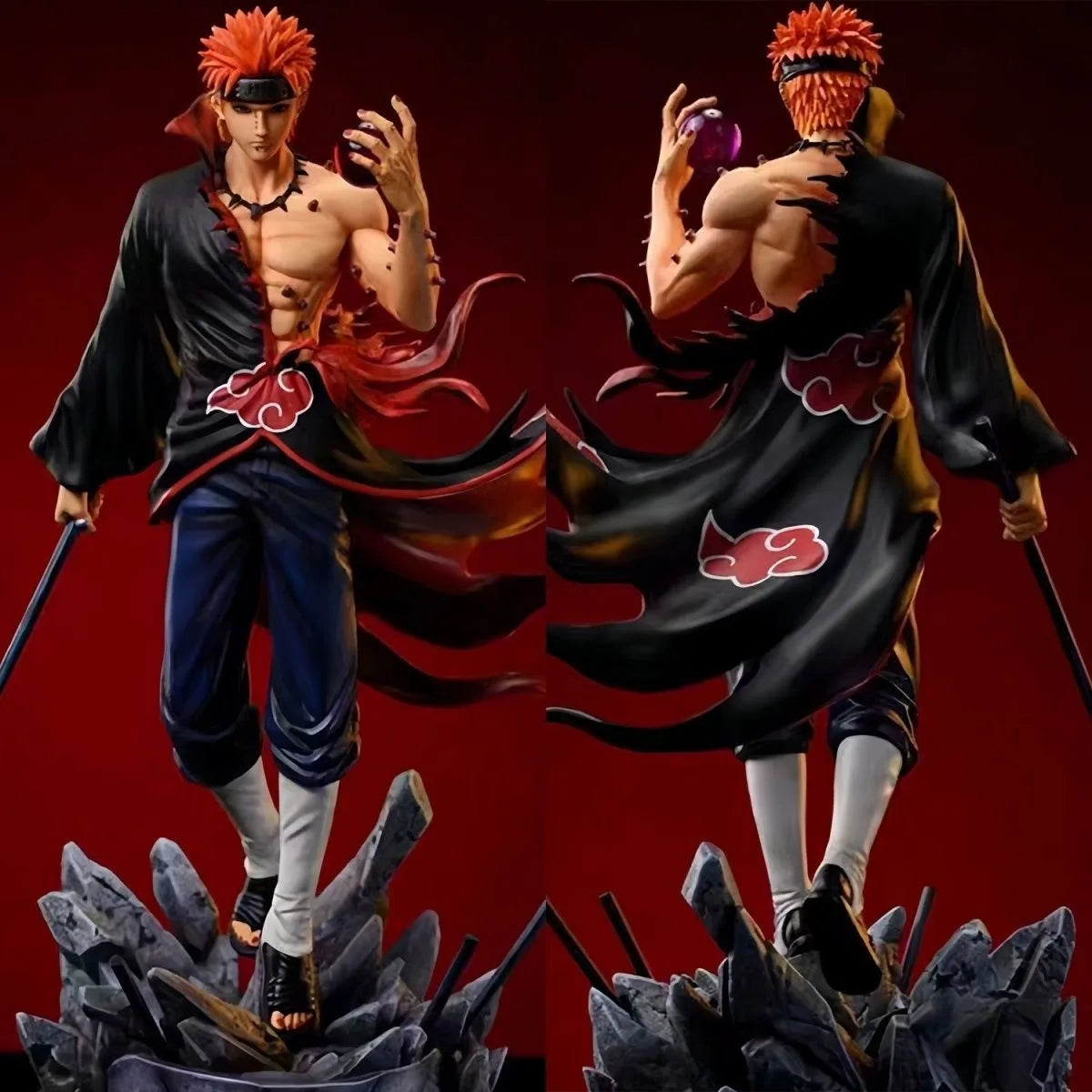 23cm/9in Anime Figures Naruto Figure Pain Figure PVC Statue Collection Model Toy