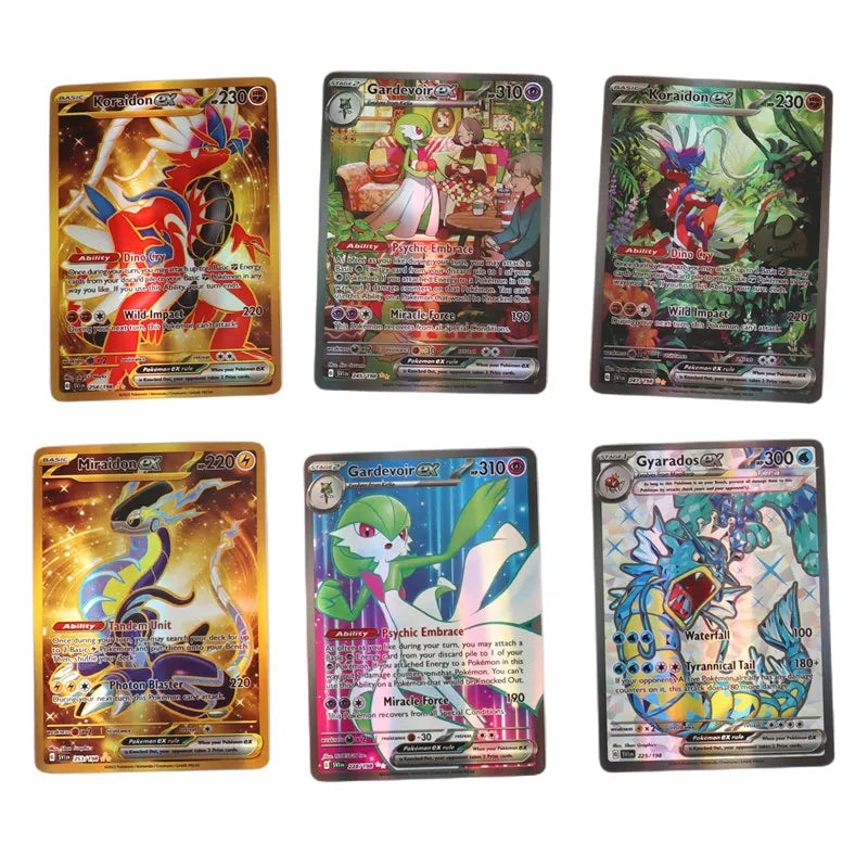 60/100Pcs English Pokemon Card 1996 Year Shining Charizard Pikachu Mewtwo trade Card Kids Pokemon Toy