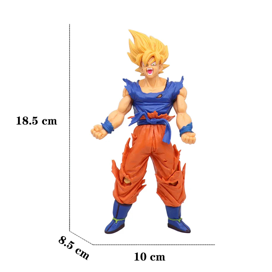 Dragon Ball Z Super Saiyan Anime Figurine Model GK Rose Goku Action Figure DBZ Gohan Figures Vegeta Statue Collection Toy