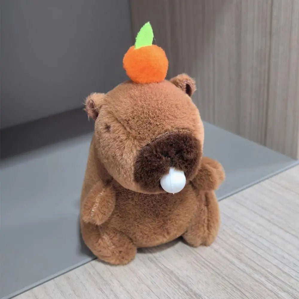 Cute Capybara Plush Toy Hoodie with Wings Simulation Doll Small Size Stuffed Animals